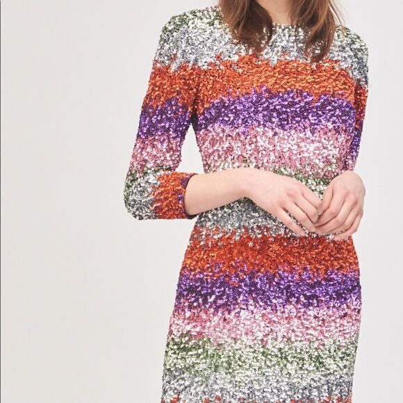 NWT Antik Batik Sophie Sequined Mini Dress - Picture 10 of 14